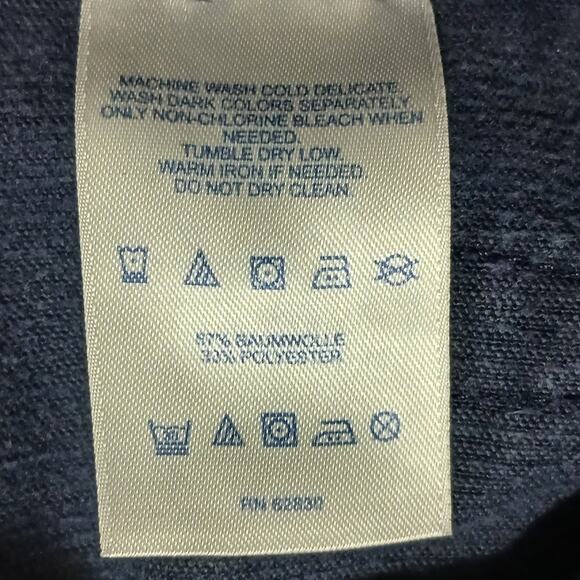 Lands' End Men's 35x31 Traditional Fit Navy Blue Corduroy Pants Cotton/Poly Blnd - Picture 11 of 11